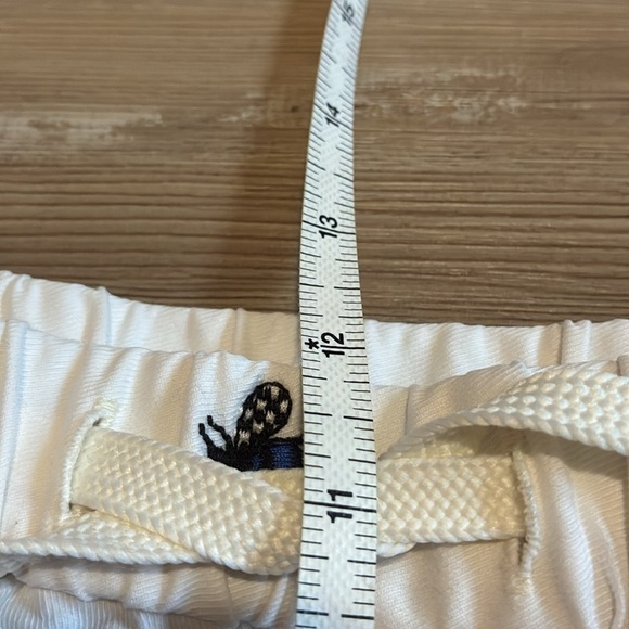 Maeve Anthropologie Bumble Bee Embroidered Track Pants Side Stripe Womens XS - Picture 9 of 13